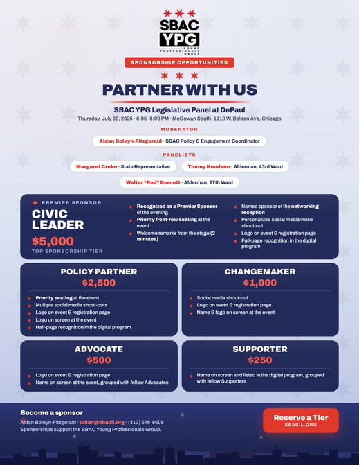 Sponsorship pkgg for DePaul Legislative forum